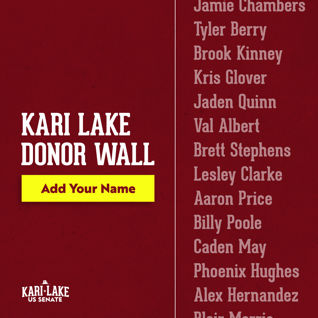 KARI LAKE FOR SENATE